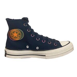 Converse Chuck 70 Heart Of The City Hi-Top Sneakers in Navy Blue Size 6